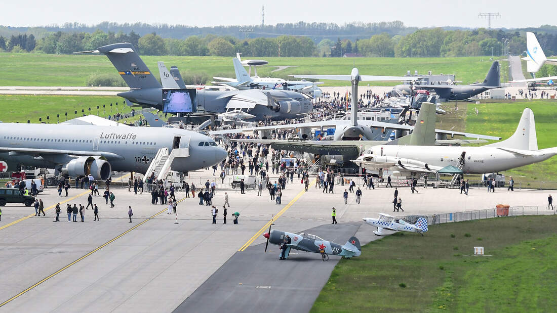 ILA 2018: Ausstellungsbereich der Bundeswehr.