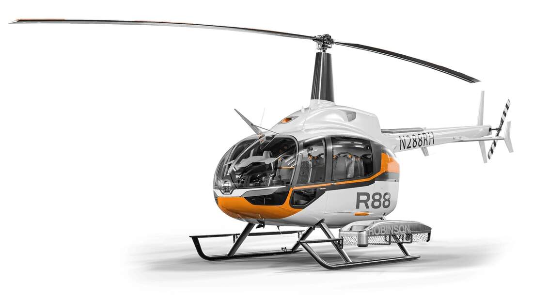 Neuer Helikopter: Robinson enthüllt die R88
