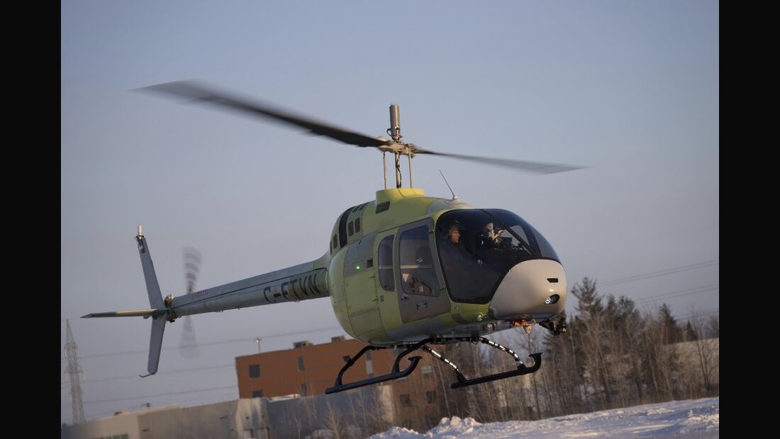 Zweiter Prototyp der Bell 505 fliegt