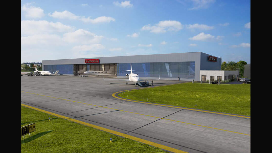 Neuer Hangar in Oberpfaffenhofen