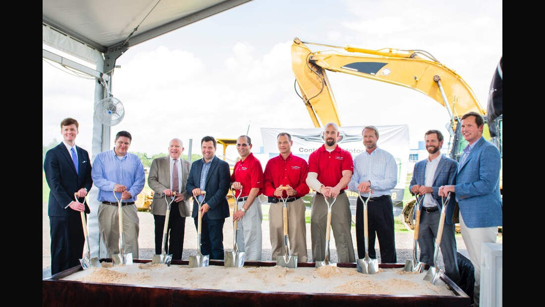 Continental Motors feiert Spatenstich