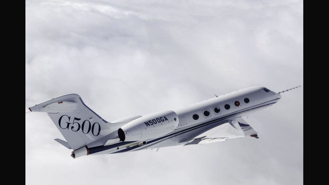 Gulfstream G500 schließt Flattertests ab